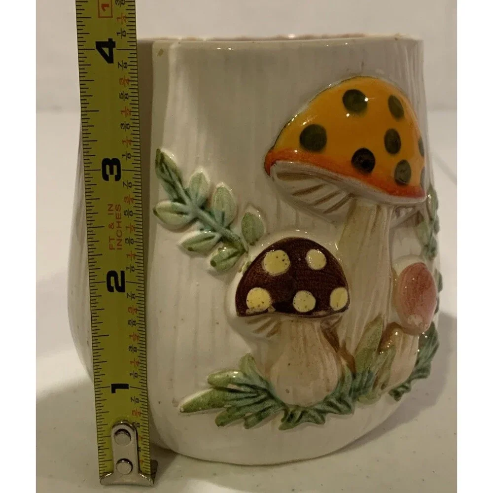 Vintage Sears Merry Mushroom Canister 4” Bottom ONLY 1976 Japan Replacement